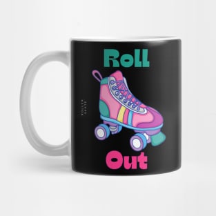 roller skates retro Mug